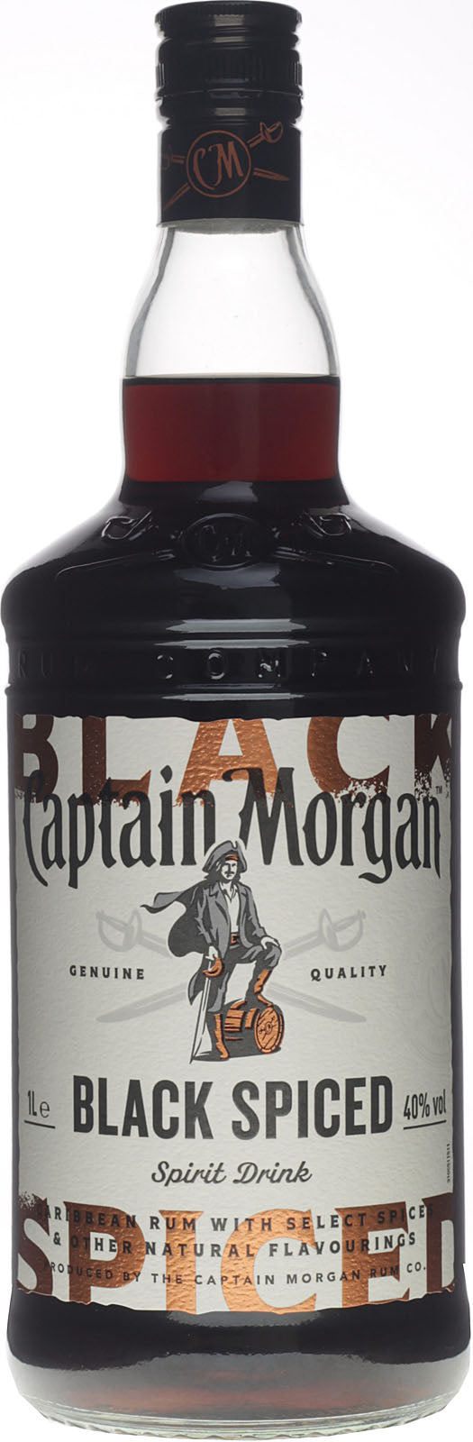 Captain Morgan Black Spiced | 40 % | 1 L