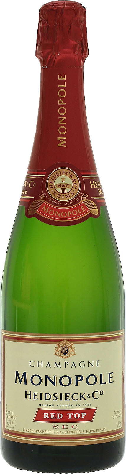 Heidsieck & Co. Monopole Red Top Sec Champagner | 12,5 % | 0,75 L