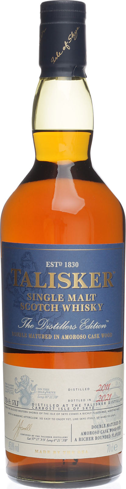 Talisker Distillers Edition 2021 | 45,8 % | 0,7 L