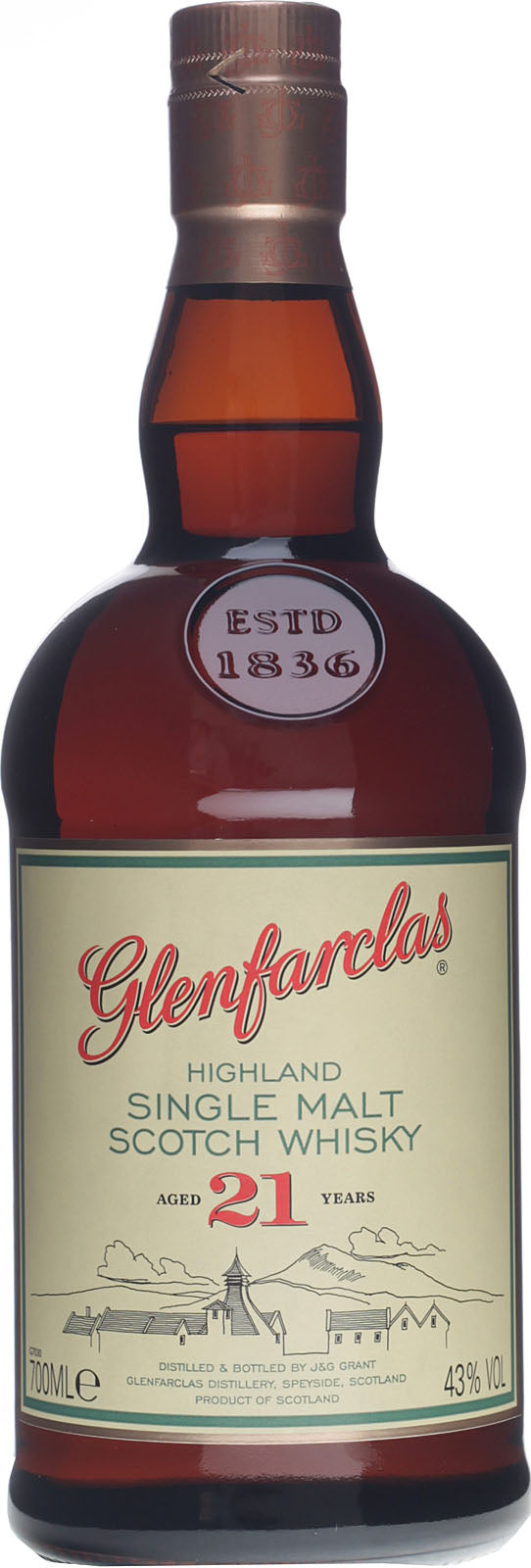 Glenfarclas 21 Jahre | 43 % | 0,7 L