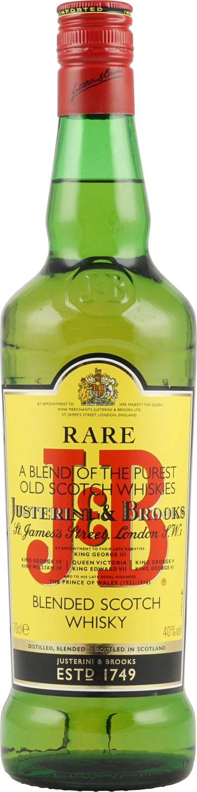 J & B Rare Whisky | 40 % | 0,7 L