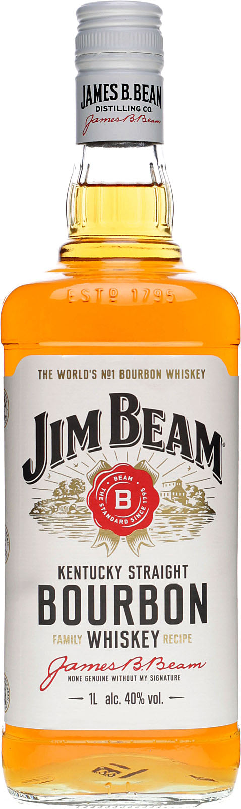 Jim Beam White | 40 % | 1 L